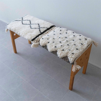 ベニワレン　チェアラグ RugRu / NEHA CHAIR RUG｜ベニワレン風デザインのふんわり