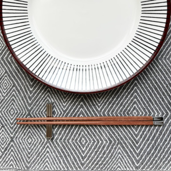 【新品】  (ジョージ・ジェンセン) お箸セット 楽天市場】ジョージジェンセン 箸＆箸置きセット 二膳セット