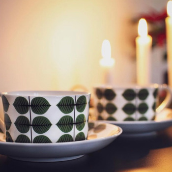 グスタフスベリ / リンドベリ BERSA(ベルサ) ティーカップ＆ソーサー