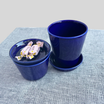 グスタフスベリ DOMINO カップ＆ソーサー S インディゴ GUSTAFSBERG