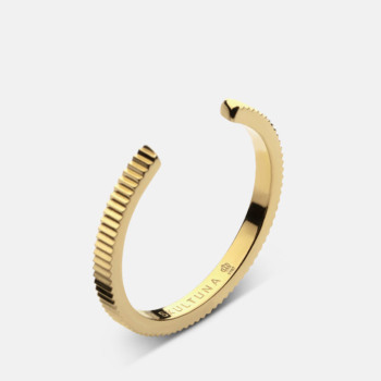 スクルツナ Ribbed Ring 指輪 Mサイズ 1806-M SKULTUNA