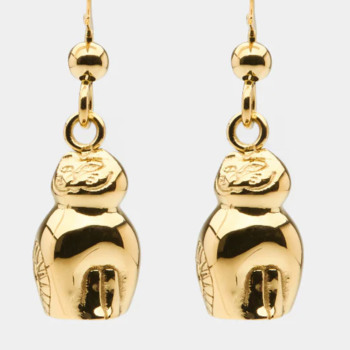 スクルツナ 【Lisa Larson×SKULTUNA】 リサ・ラーソン Cat ピアス