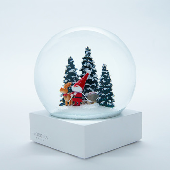 Amazon.co.jp: ノルディカ ニッセ クリスマス スノードーム そり