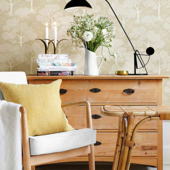 リトルファント クッション(中材込) 50×50cm Grand Linen マスタード