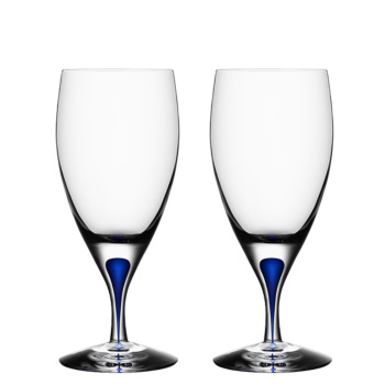 オレフォス INTERMEZZO ビール/アイスドリンクグラス ブルー 2Pセット