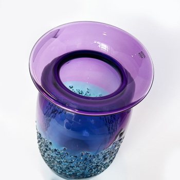 コスタボダ AURORA フラワーベース ブルーxヴァイオレット オブジェ