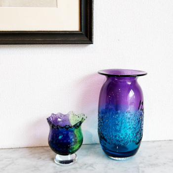 コスタボダ AURORA フラワーベース ブルーxヴァイオレット オブジェ