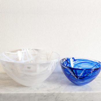 新品コスタボダのボウル（白、青） コスタ ボダ CONTRAST ボウル M ホワイト オブジェ コスタボダ公式通販