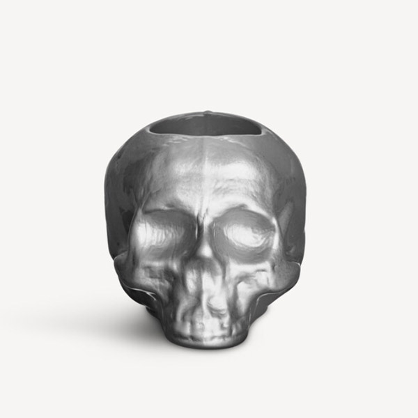 コスタ ボダ STILL LIFE SKULL キャンドルホルダー シルバー