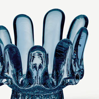 コスタ ボダ Sunflower circular キャンドルホルダー ブルー (S