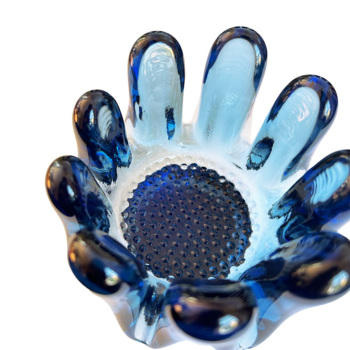 コスタ ボダ Sunflower circular キャンドルホルダー ブルー (S