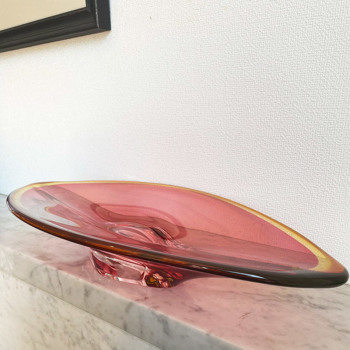 コスタ ボダ VISION ディッシュ ピンク/アンバー オブジェ コスタボダ