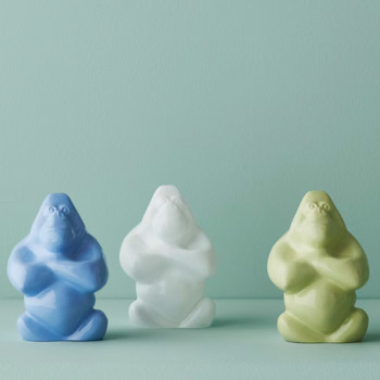 コスタ ボダ MY WIDE LIFE オブジェ ゴリラ ミニ aloha blue オブジェ