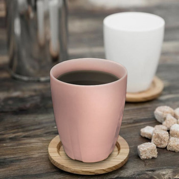 コスタ ボダ BRUK マグカップ（ソーサー付き） ライトピンク グラス