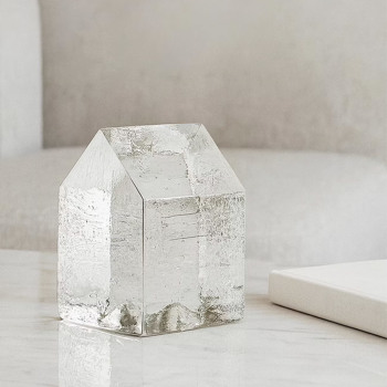 KOSTA BODA コスタボダ オブジェ クリスタル ガラスオブジェ 北欧 コスタ ボダ Huset オブジェ クリア H13.8cm オブジェ コスタボダ公式通販