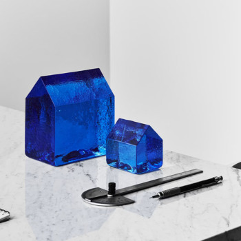 コスタ ボダ Huset オブジェ ブルー H13.8cm ART PIECE（アートピース