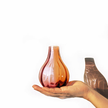 コスタ ボダ Iris フラワーベース ピンク/アンバー フラワーベース