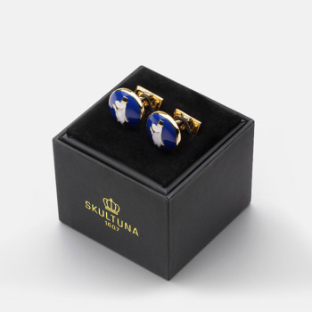 スクルツナ Moomin x Skultuna カフス ムーミンパパ ブルー No