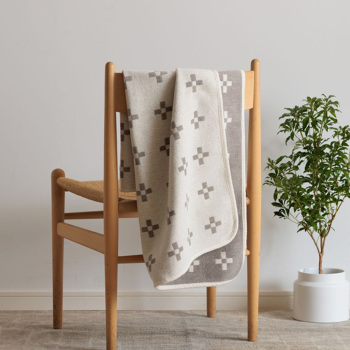 クリッパン シュニールコットン ミニブランケット シャーンスンド