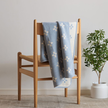 クリッパン シングルサイズ コットン ブランケット スモーキー